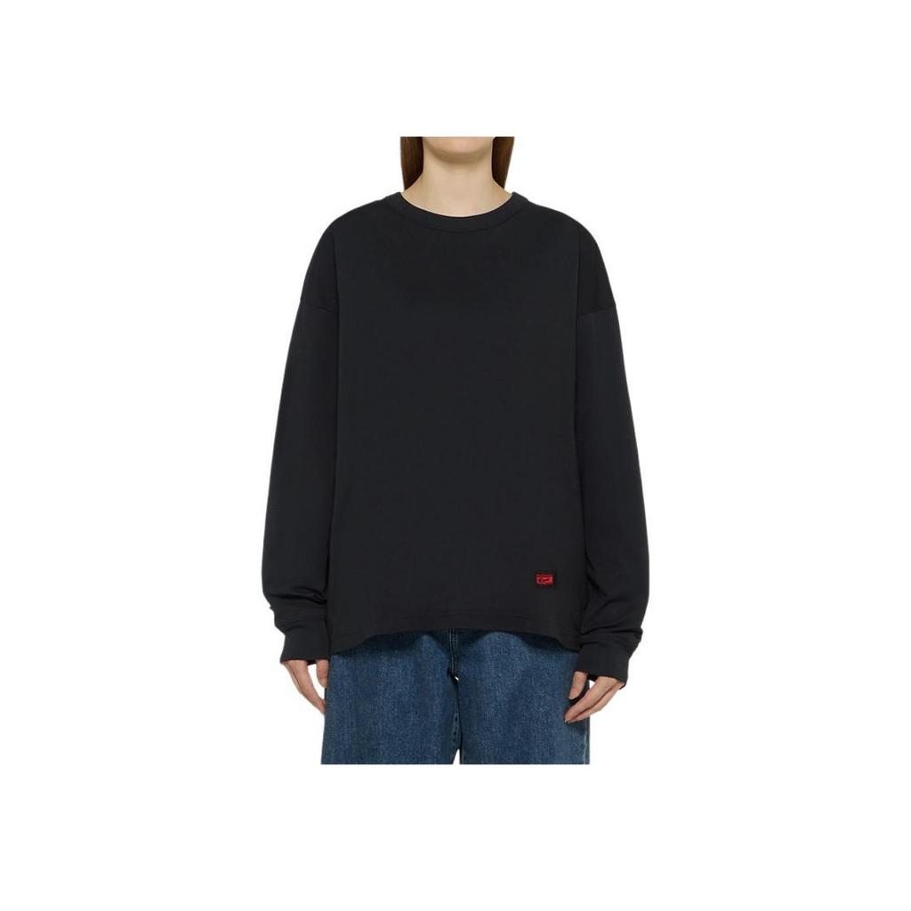 Onitsuka Tiger Logo Round Neck Long Sleeve T-Shirt Unisex Tops 2183B543-001
