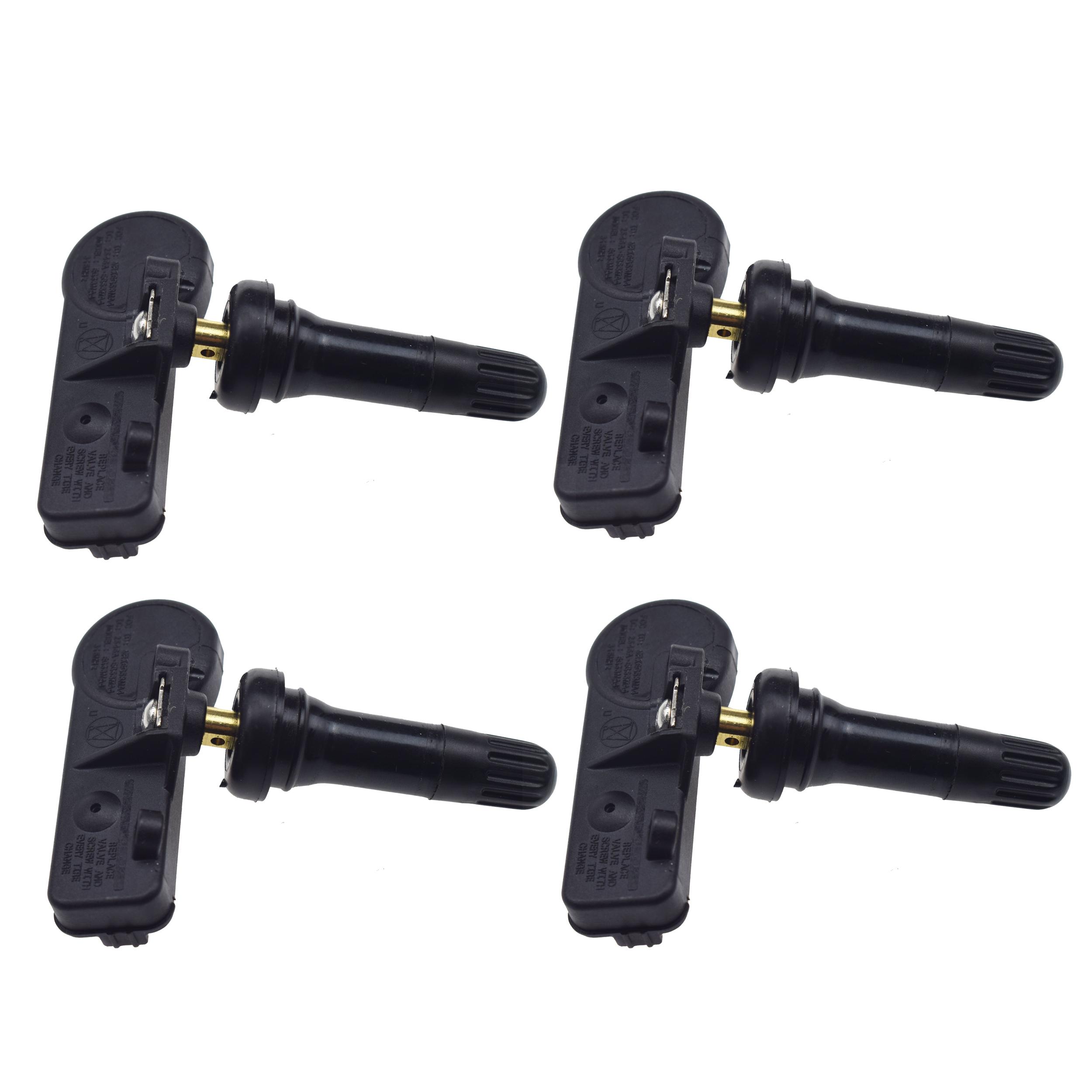4 Pcs TPMS Tire Pressure Monitor Sensor For Ford Lincoln Mazda Explorer Fiesta Flex Focus Fusion Mustang DE8T1A180AA 9L3T1A180AF 4 pieces