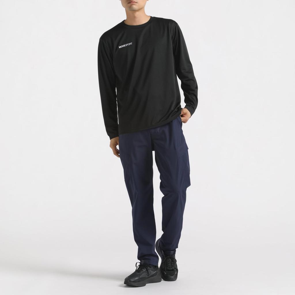 Descente Long Sleeve Shirt ST4FLTZ0MB_BK00_M