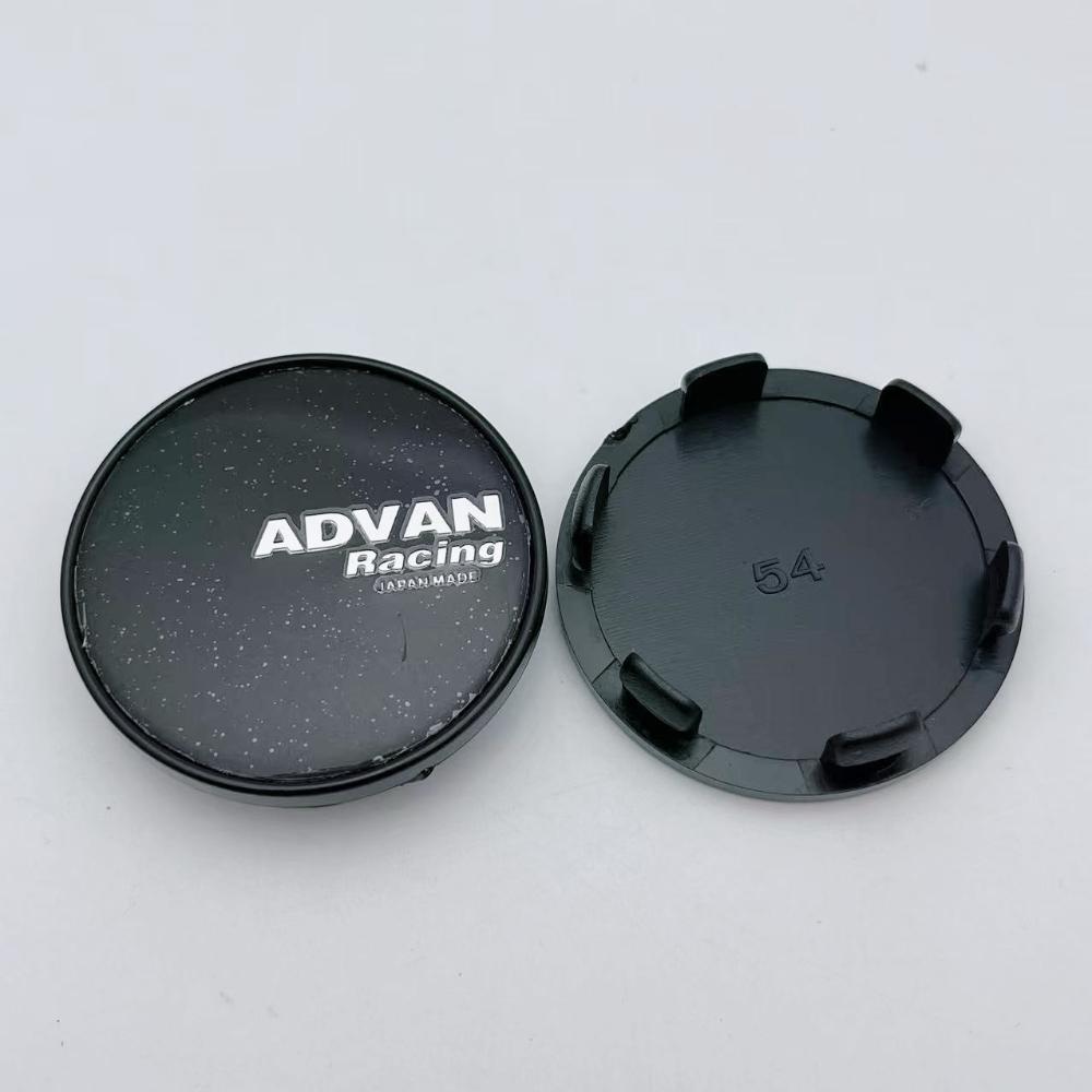 4pcs 54mm Advan Racing Logo Emblem Car Wheel Center Caps Car Accessories for Wheel Centre Cover Auto Rims Dust Cover Hubcaps