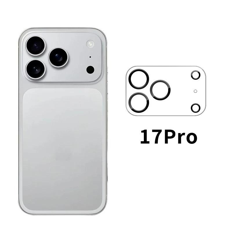 1-4PCS 8K HD Tempered Glass Camera Protect Cover For iPhone 17 Pro Max Air Anti-Fingerprint Anti-scratch Full-cover Rugged Film