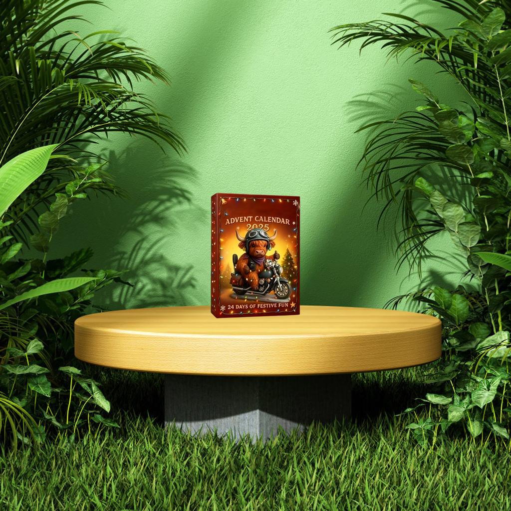 2D Plane+airplane Box +24PC+ Fitness Decoration Advent Christmas Countdown Box Calendar