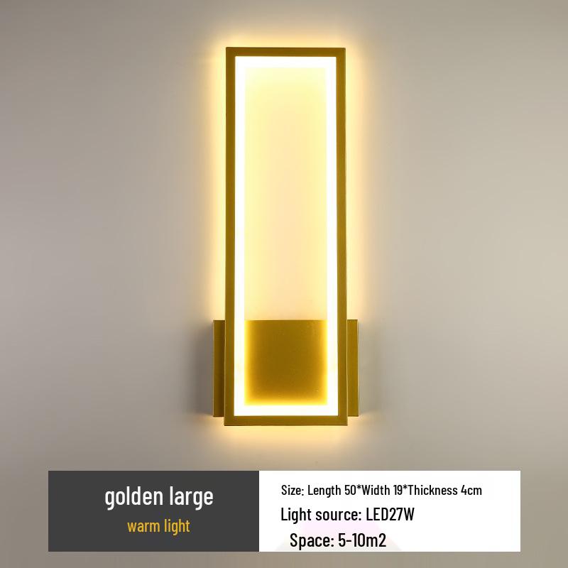 Modern LED Wall Lamp: Sleek Design for Bedroom, Living Room, and Hallway