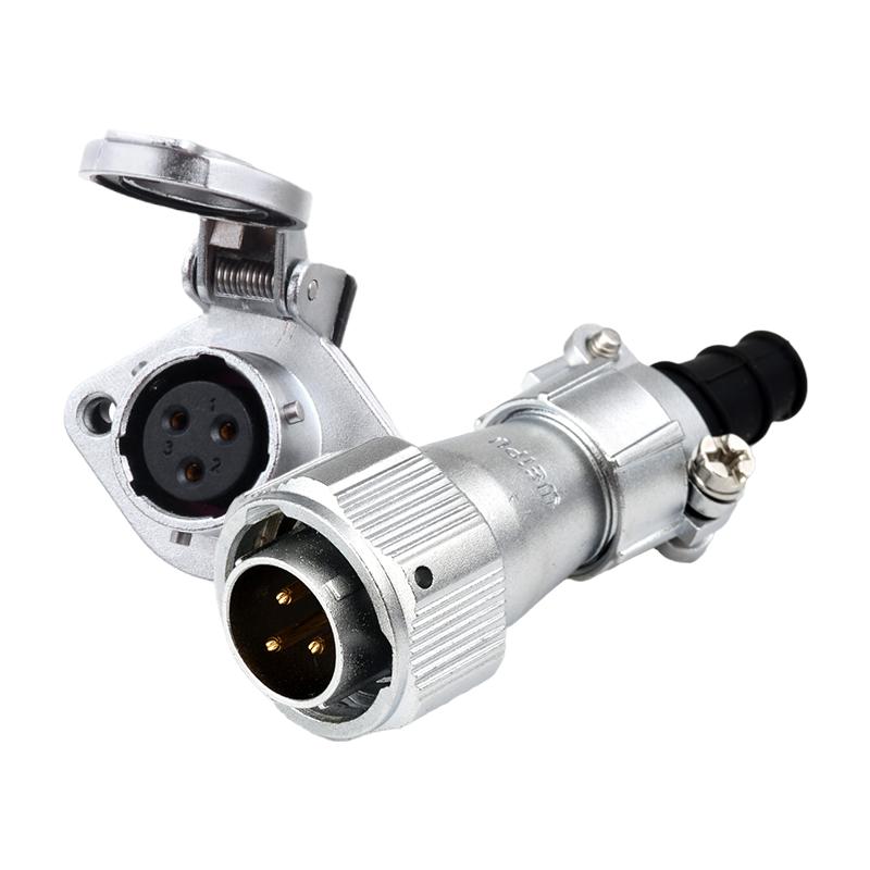 WEIPU WY20 TI ZM ZI Z M20 Power Cable Connector 2 3 4 5 6 7 8 9 12 15 Pin Aviation Female Male Plug Nut Panel Docking Socket