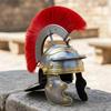 Oude Romeinse Centurion Helm Stalen Pantser, Handgemaakte Draagbare Romeinse Officier Helm voor Cosplay en Cadeau
