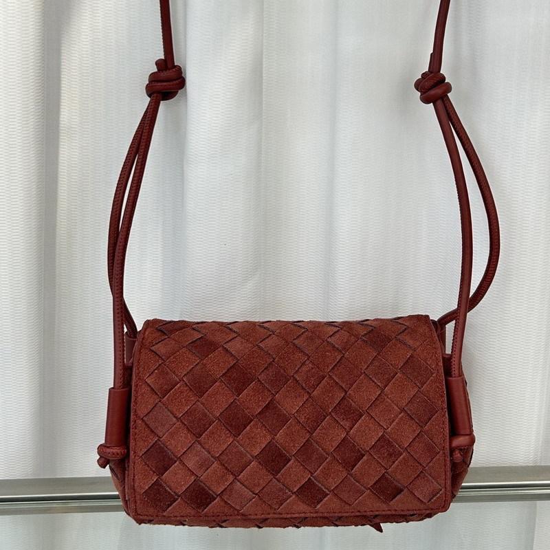 New Leather Cowhide Suede Woven Small Square Bag Tote Bag Pillow Bag Single Shoulder Crossbody Handbag Women's Bag