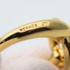 Używany pierścień do apaszki HERMES Mo metal 10,9g złoty pozłacany