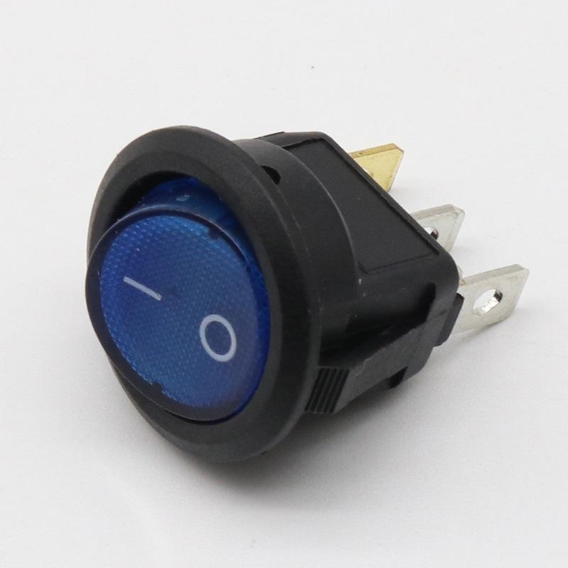 4 Stück Auto 220V Runder Kippschalter Punkt Boot LED-Licht Kippschalter SPST EIN/AUS Top Verkäufe Elektrische Bedienelemente
