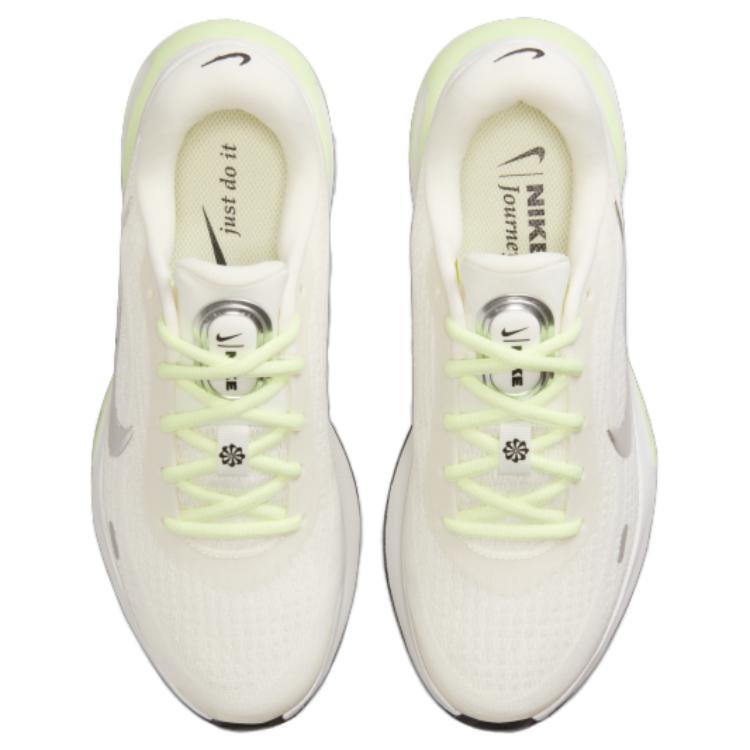 New Nike Journey Run Abrasion Resistant Low Top Running Shoes Women's Beige FJ7765-115