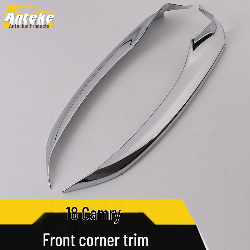 Camry Front Corner Protector Trim Strip for 2018 Model - Bright Decorative Accessory
