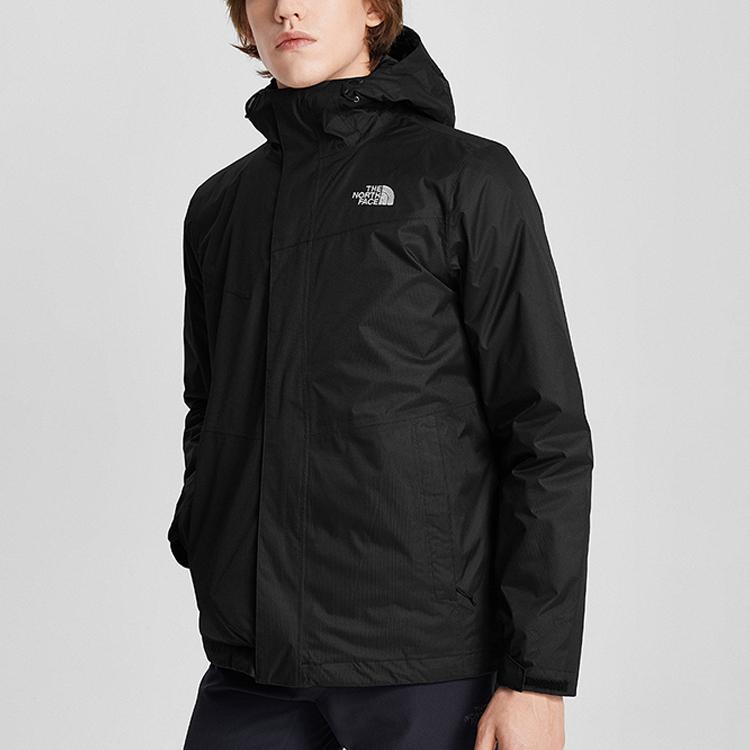 THE NORTH FACE Waterproof, Windproof, Breathable, Abrasion Resistant, Thermal Windbreaker Jacket Men's Black NF0A4U7M-KX7
