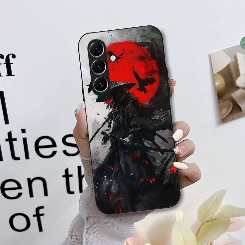

Anime Samurai Phone Case For Samsung S 24 fe 25 Ultra plus 20 lite 21 30 22 23 24 22 Ultra 5G Fundas Samsung S25