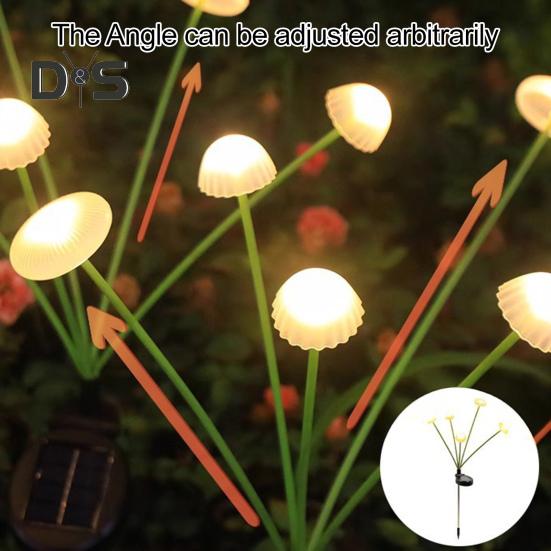 LED Solar Lamp Automatic ON/OFF Easy To Install IP44 Waterproof Jellyfish Solar Garden Light Romantic Courtyard Decoration