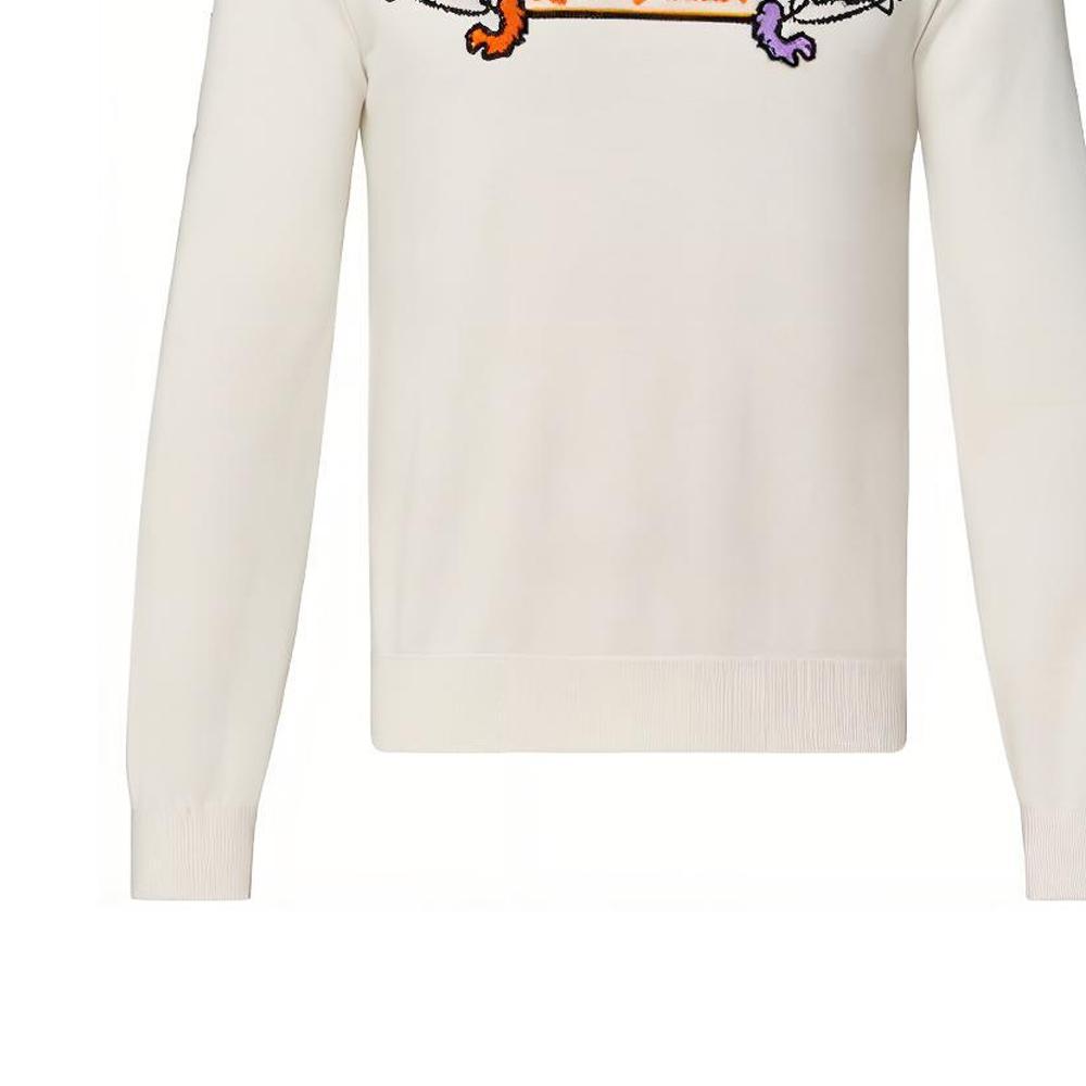 Louis Vuitton Bluza męska X Nigo2 SS22 Biała 1A9GO3