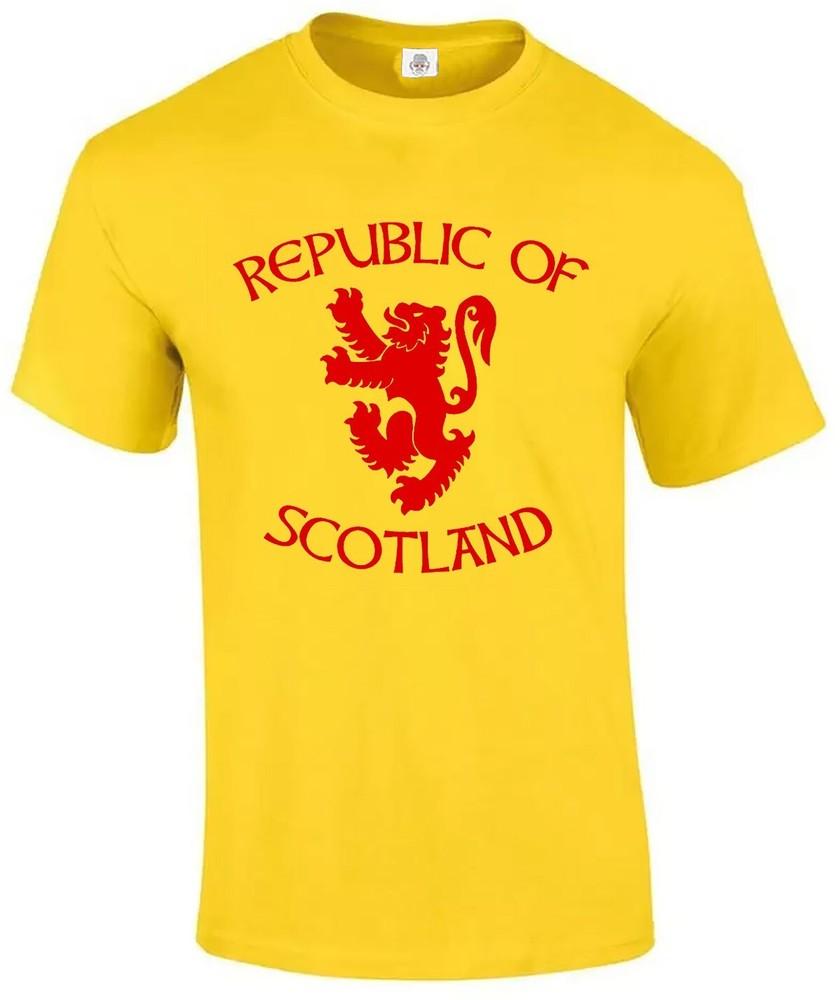 

Republic of Scotland TShirt Men#039;s Scottish Independence Referendum Gift Tee Top Unisex T-Shirt S