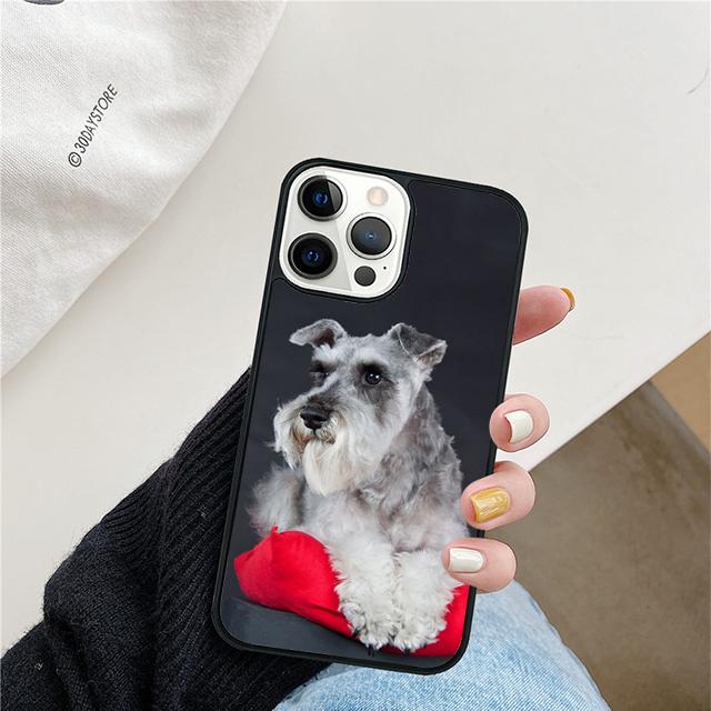 Miniature Schnauzer Puppy Dog Mobile Phone Cases Cover For iPhone 17 Air 16 15 14 12 13 11 Pro MAX apple Plus SE2020 Coque