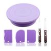 Plastic Cake Turntable Kitchen Baking Tools Set Decoration Accessories Stand Diy Mold Rotating Stable Anti-Skid Round Cake Table