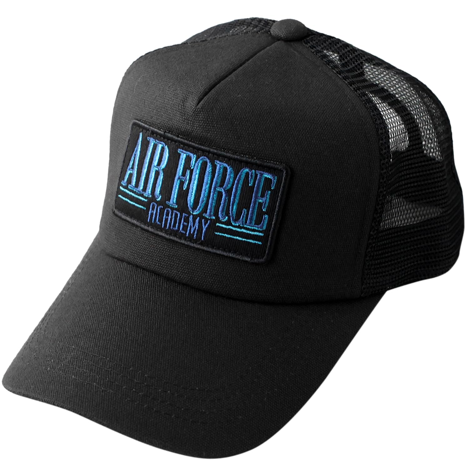 

Avirex Military AIRFORCE Canvas Mesh American Casual Summer Baseball Canvas Black Cap, Low-Profile Cap, Embroidered, Men s MA-1 Hat, Style, Cap,