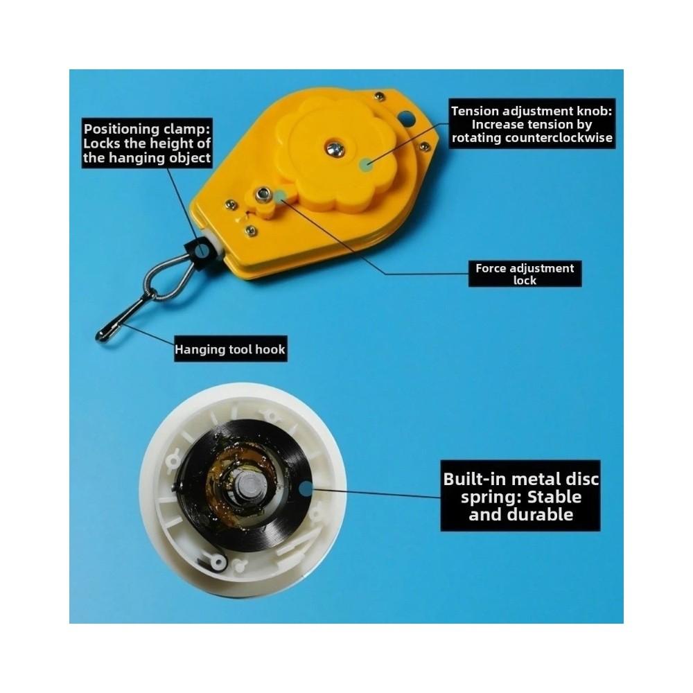 Tool Fixtures Holder Spring Balancer Bearing Retractable Retractable Tool Holder  Hoist