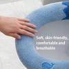 Toilet Seat Cover 1Pcs Soft Warmer Cushioned Pad Thickened Washable Bathroom Mat for Winter Comfort