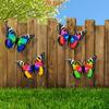 4pcs Metal Butterfly Wall Art Decor