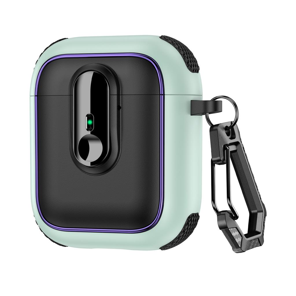 Kopfhörerhülle Für Apple AirPods mit Ladecase (2016)/(2019)/AirPods mit kabellosem Ladecase (2019) TPU + PC Hülle