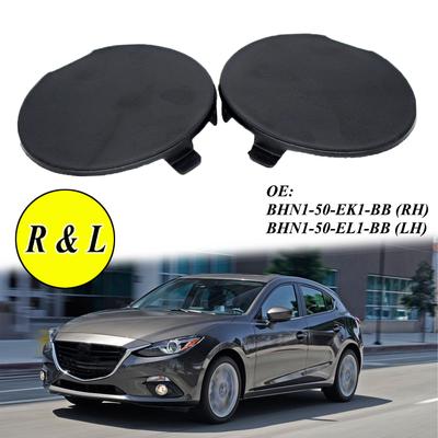 Пара Задні R&L Буксирувальні Кришки Гачків Бампера Для Mazda 3 Axela BN BM 2014 – 2018 Авто Кришка Причепа BHN1-50-EK1-BB BHN1-50-EL1-BB