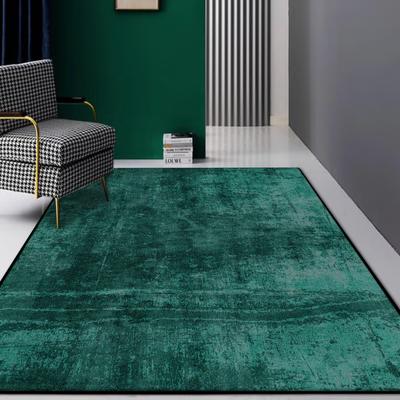 Light Luxury Minimalism Large Living Room Carpet Solid Color Home Decoration Bedroom Rug 200x300 Green Soft Non-slip Floor Mats