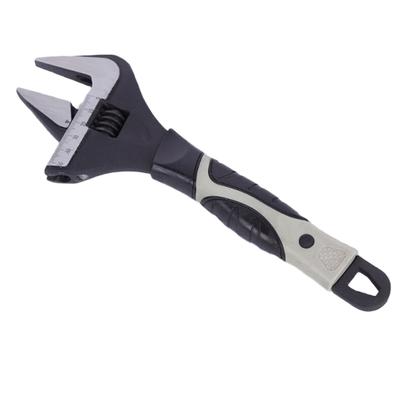 Clé à molette A25F Acier CR-V Outils de réparation manuelle pour atelier mécanique Clé pour voiture et vélo Clé à grande ouverture