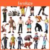 Detailed Ranch Worker Models Plastic Figures Farmer And Farmwoman