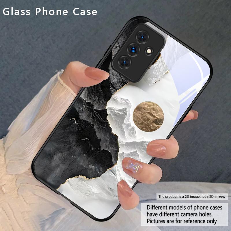 Snow Mountain Cluster For Samsung Galaxy A20 A20s 21s A22 A23 A24 A25 A26 A42 A90 A50 A55 52s A56 A70 A71 72 Glass Phone Case