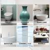 1Pc White Waterproof Ceramic Adhesive for Repairing Tiles, Bathtubs, and Sinks - Mold-Resistant and Effective On Porcelain Cracks