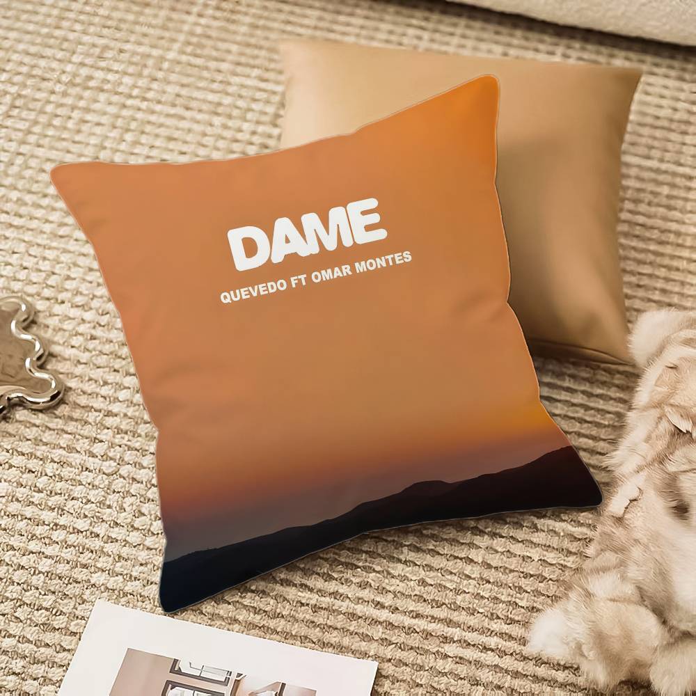 Buenas Noches Q-quevedo-MT Singer Pillow Case Comfort Sofa Bed Silky Elegant Invisible Zipper Decorative Cushion Cover