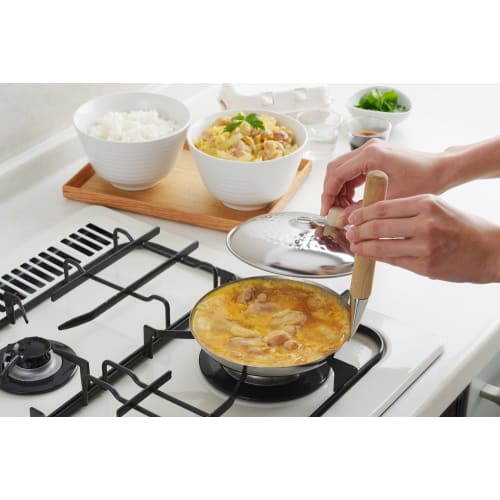 Yoshikawa Stainless Steel Oyako Pot with Lid YH8969