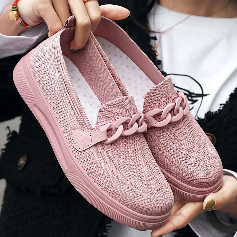 Fashion Spring Autumn Flat Woman Footwear On Sale High Quality Designer Luxury Stylish Cheap 2025 New Trends Light Deals Shoes for Women