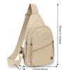 Large Capacity Crossbody Bag Spacious Waterproof Shoulder Bag Adjustable Straps Nylon Material Messenger Bag Casual Design