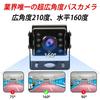 New Backup Compatible with Only Horizontal No Mirror Image Bus Night Infrared CCD Color 20m Extension Cable Included Camera, 9-36V, Ultra-Wide 210°