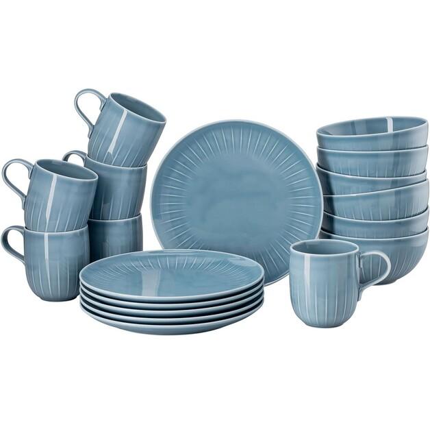 Breakfast Set Rosenthal Joyn Denim Blue, 18 Pieces (44020-640211-28732)
