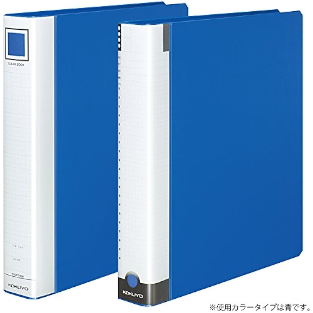 Kokuyo File Clear File Tough Body A4 Blue LA-J730B