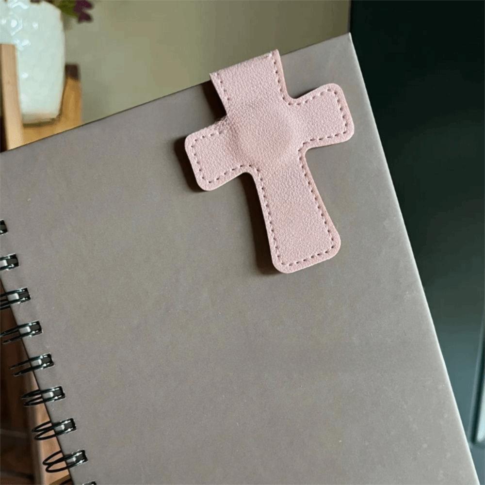 Zweiseitige Lesezeichen Leder Seitenklammern Neues Magnetisches Lesezeichen für die Bibel Lesezubehör