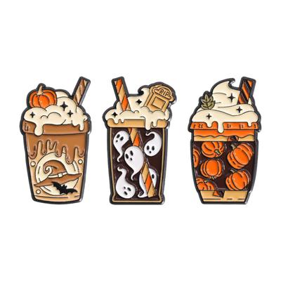 Cartoon Brooch Buckle English Sentence Personality Letter Shape Paint Badge