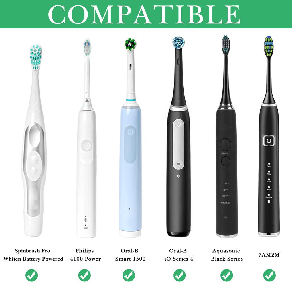 Linkidea Toothbrush Holder for Plastic Toothbrush Hanger Compatible with iO Series and Sonicare 7AM2M Wall-Mounted Bathroom, Adhesive, 2-Slot