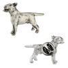 Bull Terrier, Bully I  - Silver-plated Dog Brooch, Elegant Pin, Jacket Lapel Decoration by Brand