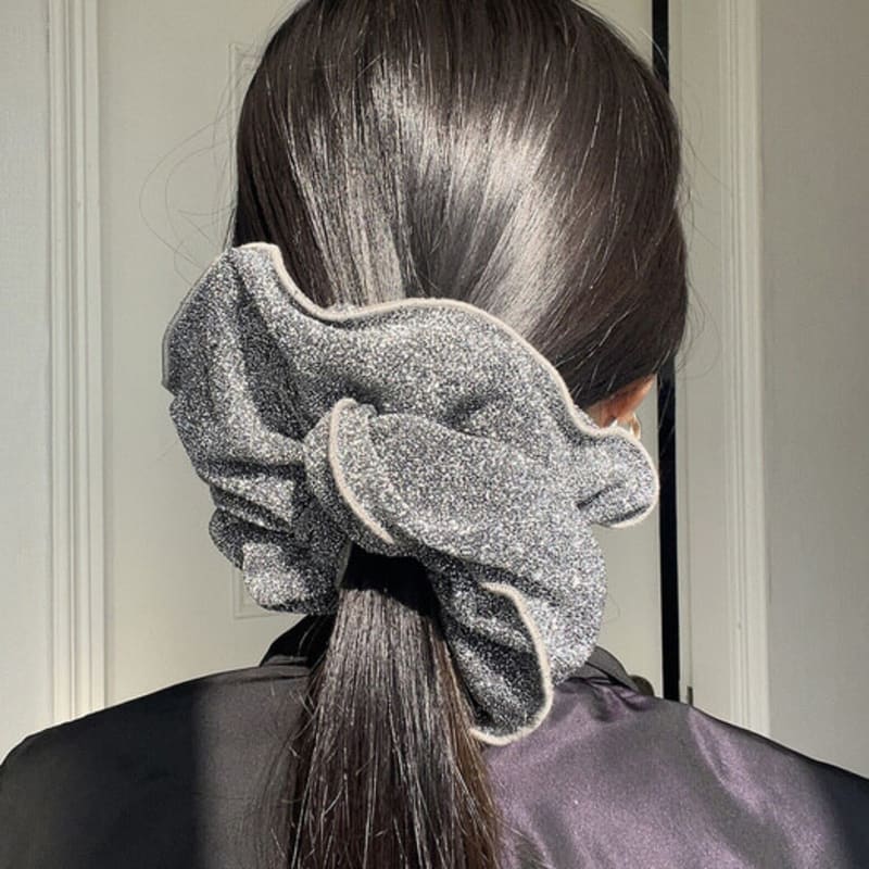 mosxe Glitter big scrunchie (6color)