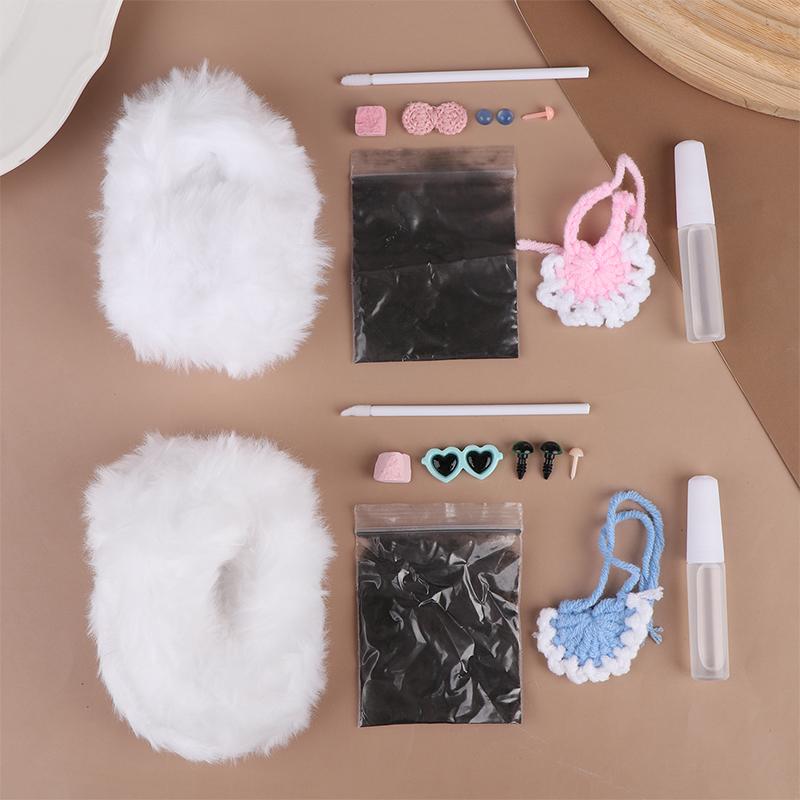 Creative Handmade Twisty Stick Little Cat Doll Pendant Toy Plush Gifts Diy Material Package Keychain For Handicraft Enthusiasts