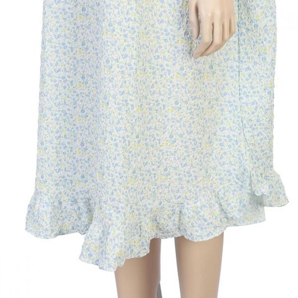Barbara Women S Pleated Floral Homewear dreSS  Agw4626ll 