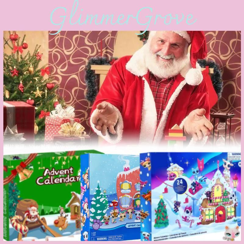 24 Days Of Christmas Anime Character Blind Box Advent Calendar Ideal For Family Enjoyment