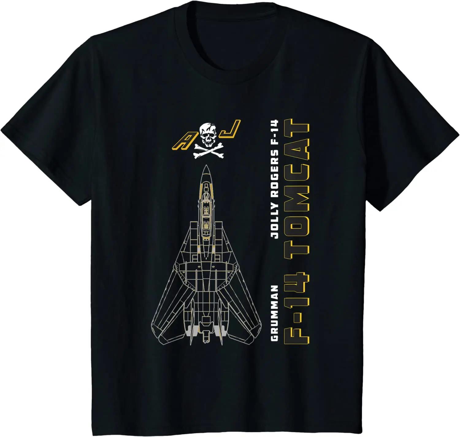 

VFA103 Jolly Rogers Strike Fighter Squadron F14 Tomcat T Shirt New 100 Cotton Short Sleeve ONeck Tshirt Casual Mens Top S