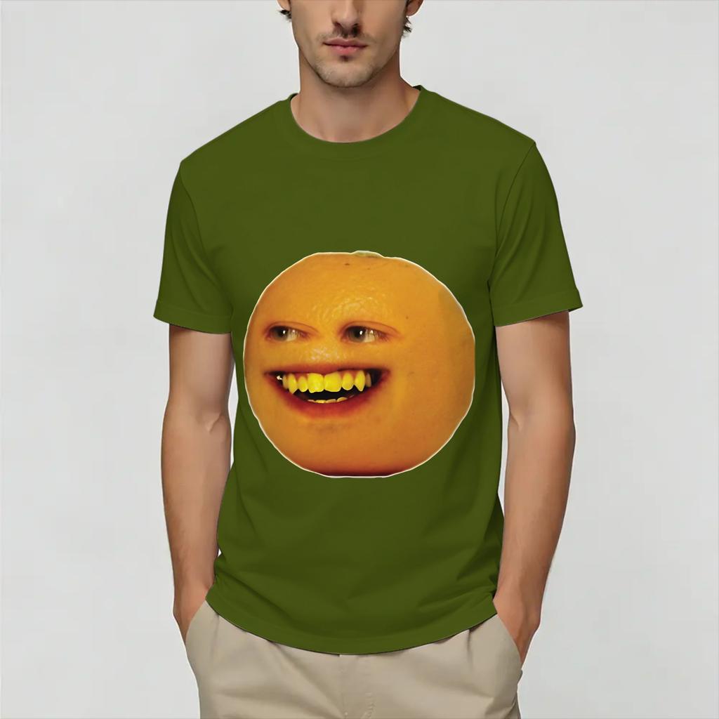 Lustiges nerviges Orangen T-Shirt Strand Hippie T-Shirts Unisex Reine Baumwolle Rundhals 4XL 5XL 6XL Kleidung Kurzarm Streetwear Tops
