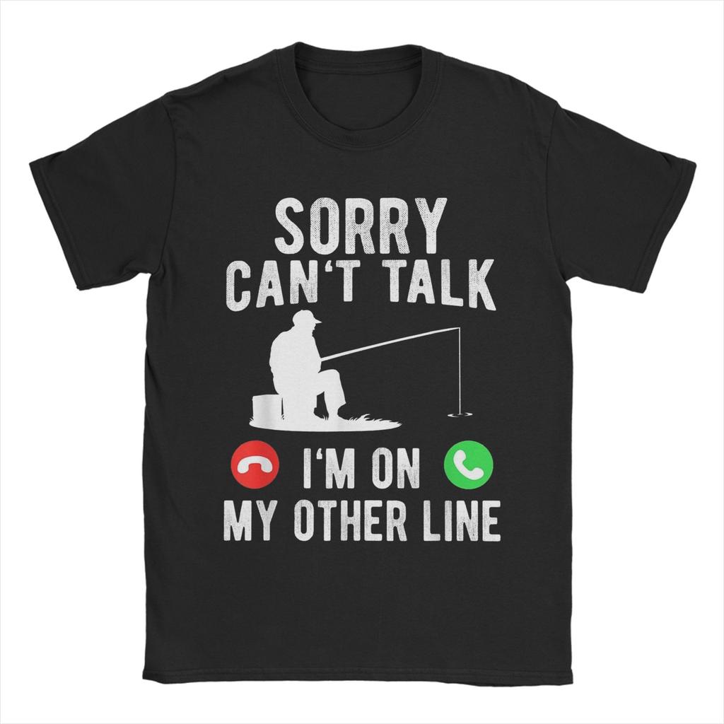 Unisex Unisex Sorry Cant Talk Im On My Other Line Shirt Cotton Fashion TShirt Top Clothing